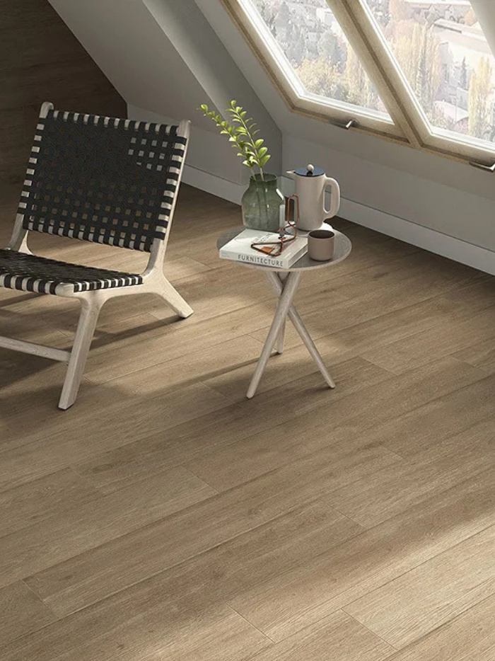 CRV Knoty Pine Wood Effect Floor Tile - 200 x 1200mm