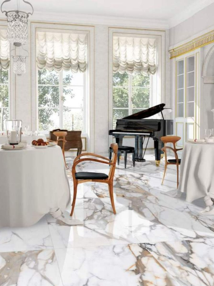 Calacatta Sun High Gloss 600x1200mm Wall and Floor Tile