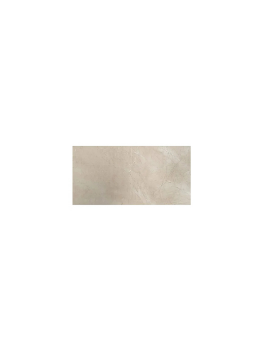 Beige rectangular tile on a white background
