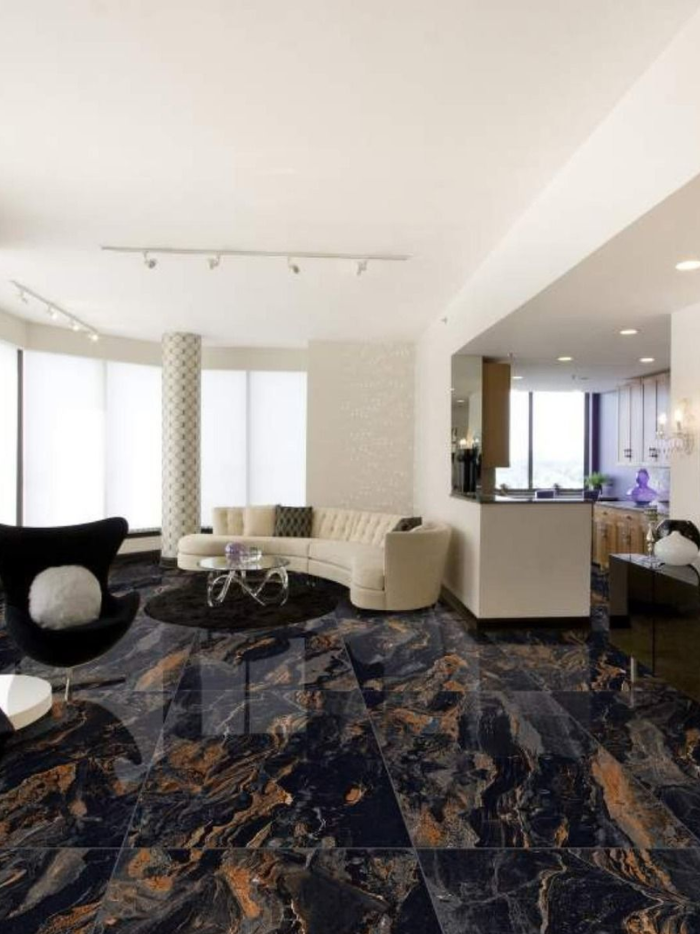 Graphite Black High Gloss 60cm x 120cm Wall and Floor Tile