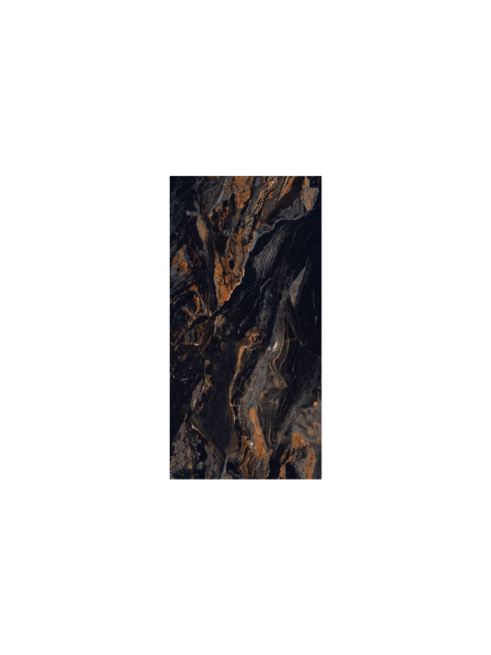 Graphite Black High Gloss Floor Tile - 600 x 1200mm
