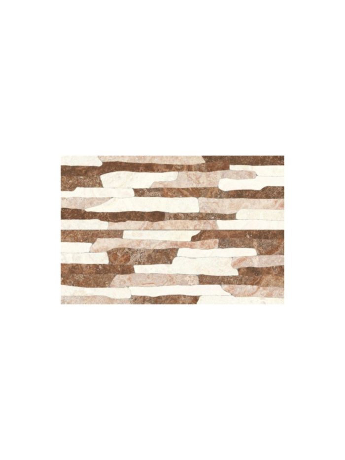 Grease BR MN Ceramic 30cm x 45cm Brown Wall Tile