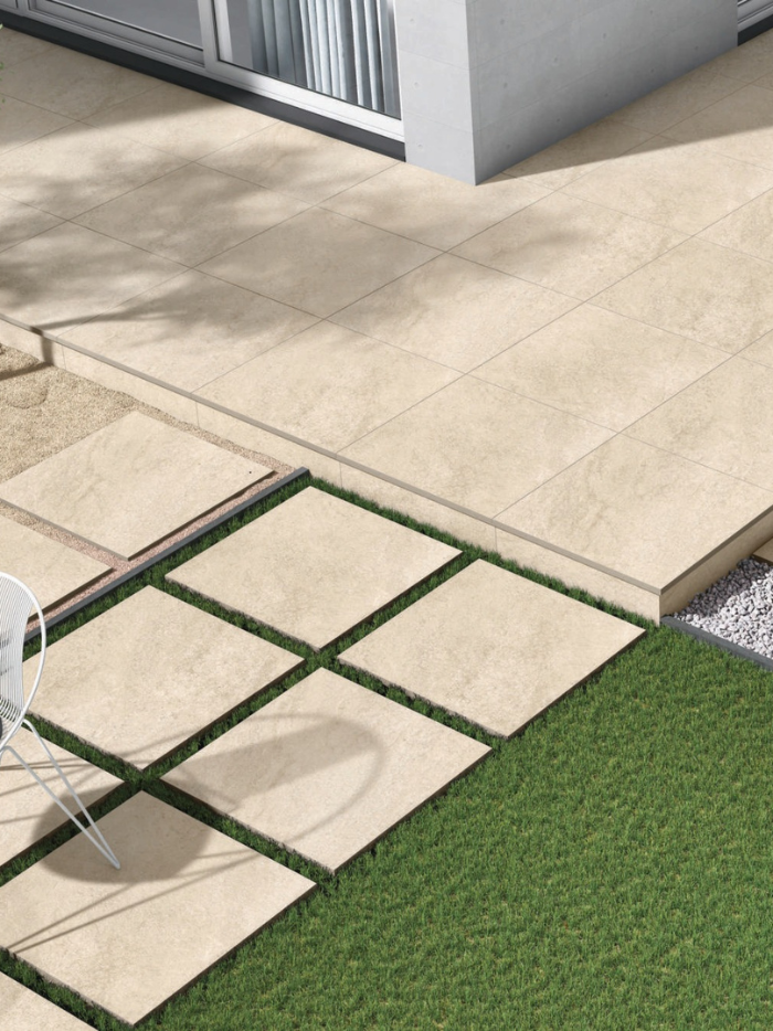 Jupiter Beige Matt Porcelain Outdoor Tile 600x900x20mm