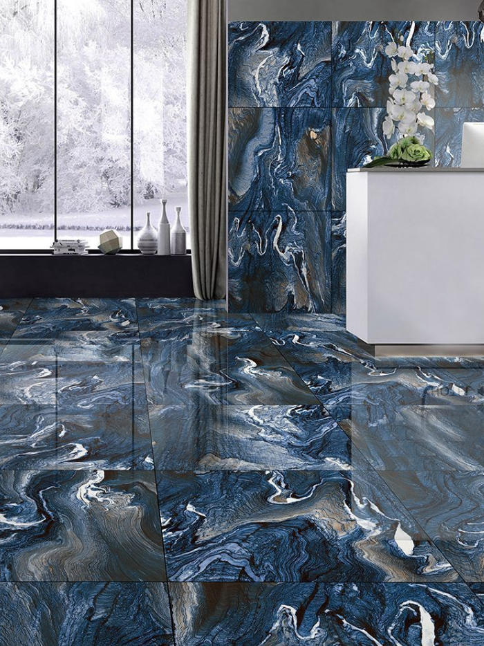 Royal Azul High Gloss 60cm x 120cm Wall and Floor Tile