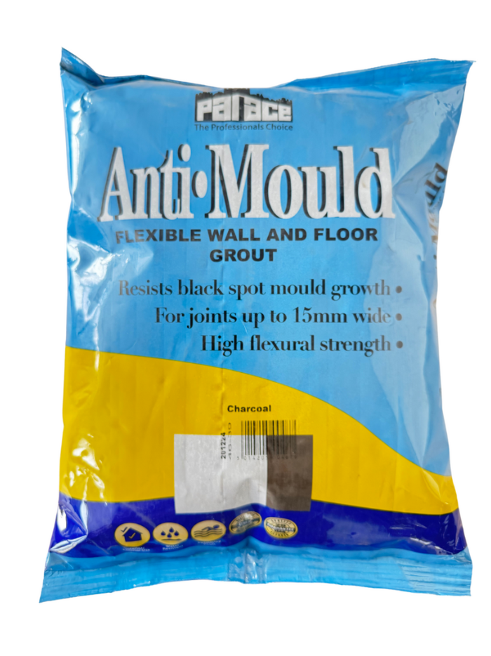 Anti Mould Flexible Charcoal Wall & Floor Grout - 3kg