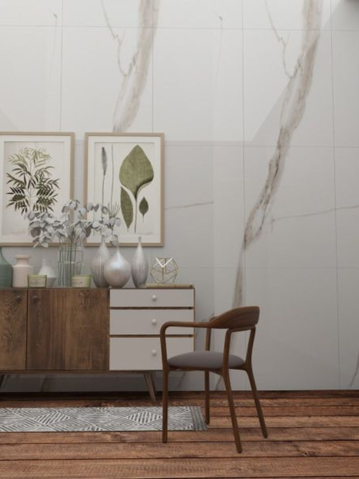 Power White Glossy Ceramic Wall Tile 300x600mm