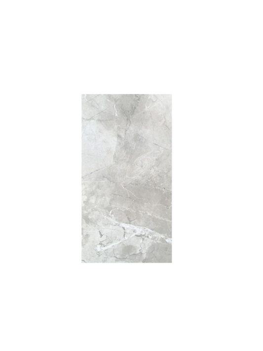 Armani Grey Glossy 30cm x 60cm Wall and Floor Tile