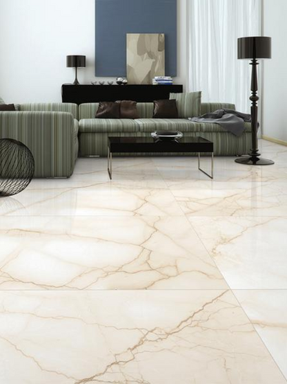 Bisazza Beige Matt Surface with Gloster Effect Floor Tile - 600 x 1200mm