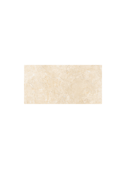 Beige rectangular tile on a white background