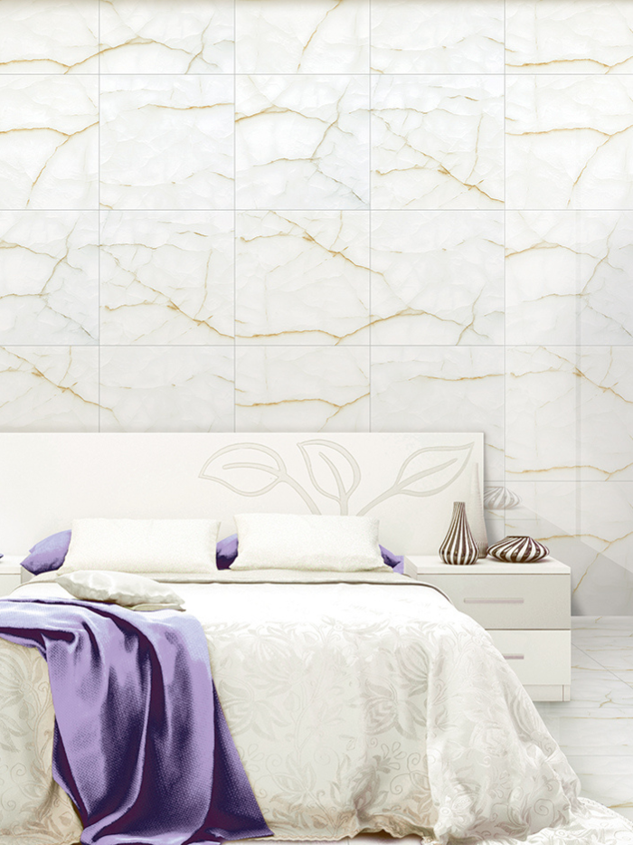 Cloud Onyx Glossy Floor Tile (600x600mm)