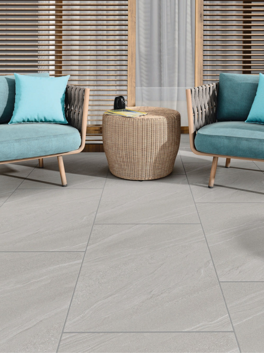 Jupiter Gris Porcelain Outdoor Tile 600x900x20mm