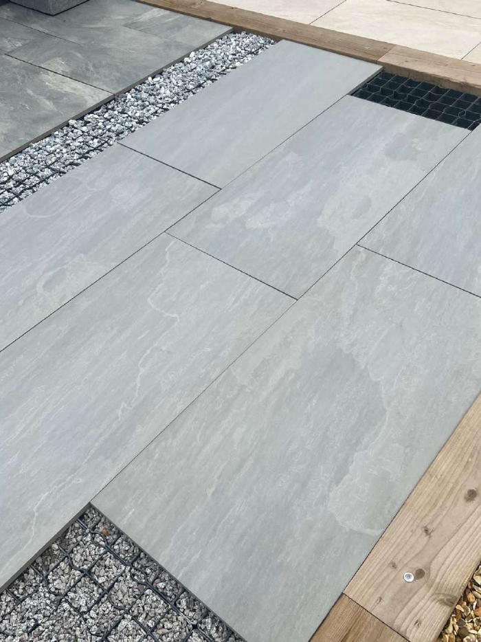 Kandla Grey Outdoor Porcelain Tile 600x1200x20mm