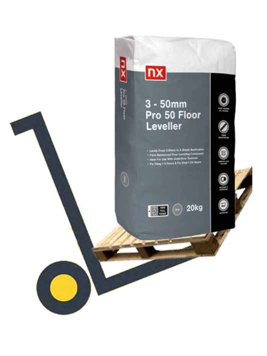 NX 3-50mm Floor Levelling Compound (Pallet Deal - 54 Bags)