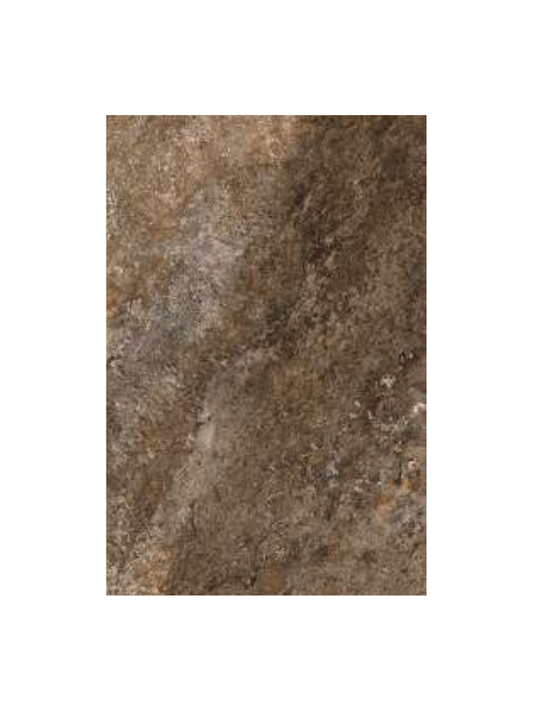Textured brown stone tile on a white background