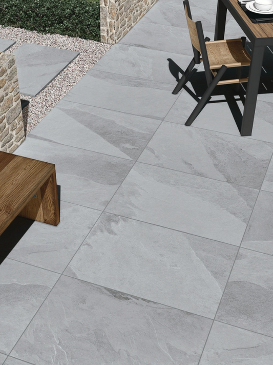 Brazilian Grey Outdoor Porcelain Tile 600x900x20mm
