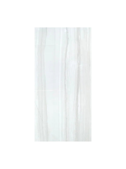 Demire White GVT Glossy 30cm x 60cm Wall and Floor Tile