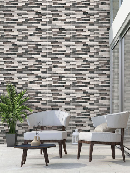Nero Brick Rustic Matt 300x450mm Wall Tile