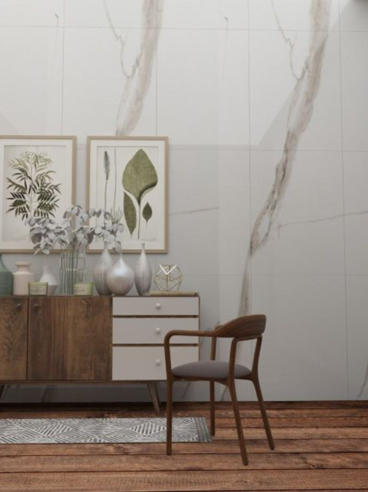 Power White Glossy Ceramic Wall Tile 300x600mm