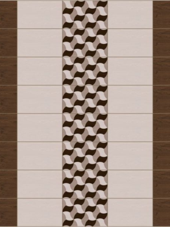 Laurent Mocha Brown Glossy Ceramic Wall Tile