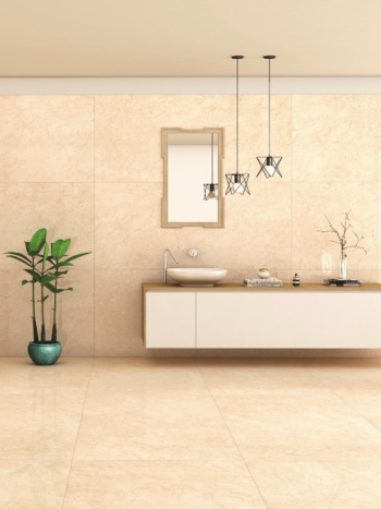 Marfil Crema Hi Glossy Floor Tile (600x1200mm)