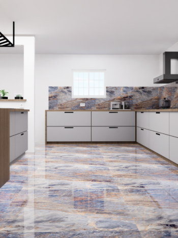 Pontius Azul HI-Gloss GVT Wall & Floor Tile