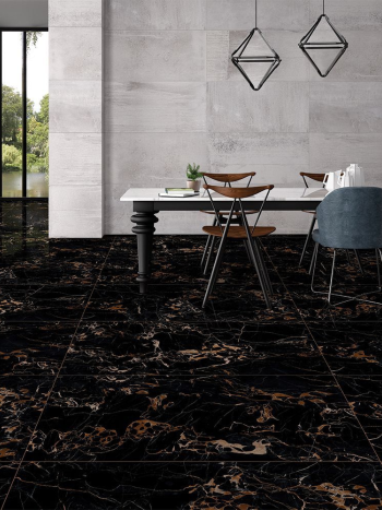 Portoro Flame with Gloster Effect Floor Tile