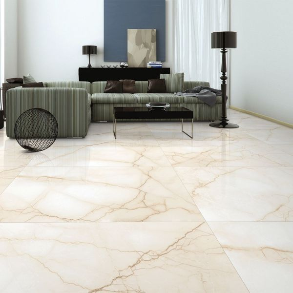 Beige Gloster Effect GVT Tiles